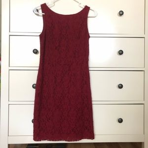 Banana Republic dress in burgundy